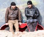 New Photos of Paul Rudd and Paul Giamatti on New York Set of 'Lucky Dog'
