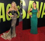 Blake Lively and Salma Hayek Go High-Fashion at 'Savages' L.A. Premiere