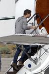 Tom Cruise Boards Private Jet With Son Connor After Wrapping 'Oblivion'