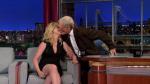 Video: David Letterman Gives Amy Poehler a Surprise Kiss on 'Late Show'