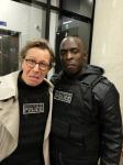 Michael K. Williams Tweets First Photo of Gary Oldman on 'RoboCop' Set