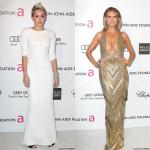 Miley Cyrus and Heidi Klum Get Sexy at Elton John's Oscar Party