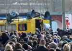 David Hasselhoff Campaigns Against the Demolition of the Berlin Wall