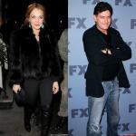 Lingerie-Clad Lindsay Lohan Gets in Bed With Charlie Sheen in 'Anger Management' Pics