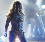 Beyonce Puts on Outfit With Fake Boobs for Mrs. Carter Tour Kick-Off