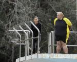 Injured Katherine Webb Quits 'Splash', Louie Anderson Makes Brief Return