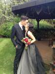 '90210' Actress Shenae Grimes Gets Married in Black Wedding Dress