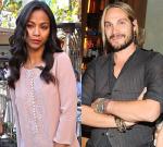 Zoe Saldana Spotted Kissing With an Italian Artist