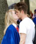 Emma Stone and Andrew Garfield Share Passionate Kiss in New 'Amazing Spider-Man 2' Set Photos
