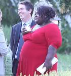 Gabourey Sidibe Pranks Jimmy Kimmel as She Wears White Dress at His Wedding