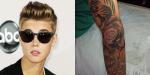 Justin Bieber Adds New Rose Inking to His Sleeve of Tattoos