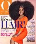 Oprah Winfrey Dons Huge Afro Wig on Cover of O Magazine
