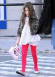 Suri Cruise Wears 'No Butt Smacking' Cast to Support Broken Arm