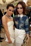 Lea Michele and Lily Collins Attend 2013 CFDA and Vogue Fashion Fund Event