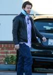 Mark Wahlberg Spotted Wearing Neck Brace During Outing