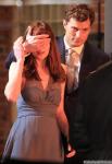 Jamie Dornan Blinds Dakota Johnson in 'Fifty Shades of Grey' New Set Photo