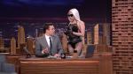 Video: Lady GaGa and Lindsay Lohan Lose Their Bets as Jimmy Fallon Makes 'Tonight Show' Debut