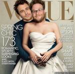 James Franco and Seth Rogen Recreate Kanye West and Kim Kardashian's Vogue Cover