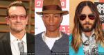 Bono Celebrates Birthday With Pharrell Williams, Jared Leto