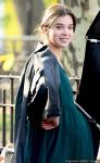 Hailee Steinfeld Wears Baby Bump on 'Ten Thousand Saints' Set