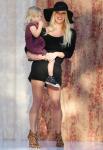 Jessica Simpson Joined by Her Daughter at Runway Show