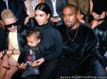 North West Sits Front Row With Kim Kardashian and Kanye West at Balenciaga's Show