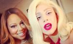 Mariah Carey and Lady GaGa Pose for Selfies