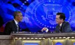 President Obama Takes Over Stephen Colbert's Seat on 'The Colbert Report'