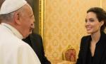 Angelina Jolie Meets Pope Francis After Screening 'Unbroken' at Vatican