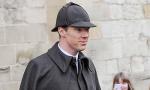 Benedict Cumberbatch Spotted Filming 'Sherlock' Special at Gloucester Cathedral
