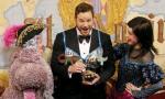 Chris Pratt Dons Leopard Bra With Dinosaurs During Hasty Pudding's Man of the Year Event