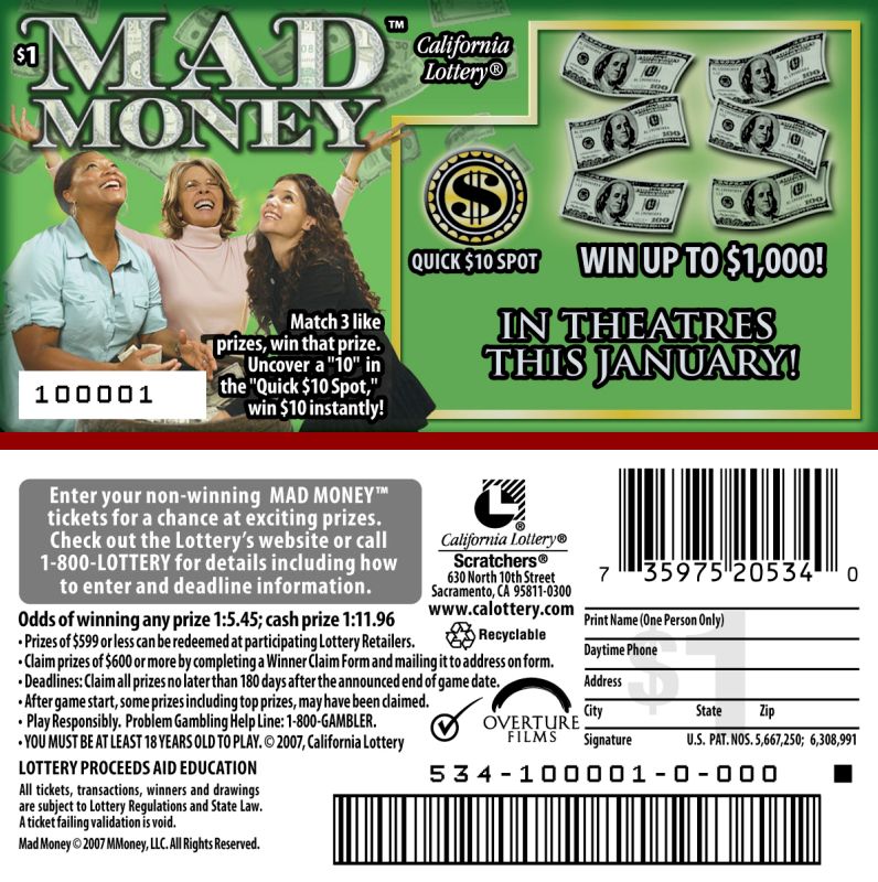 Overture Films Presents Mad Money Scratchers