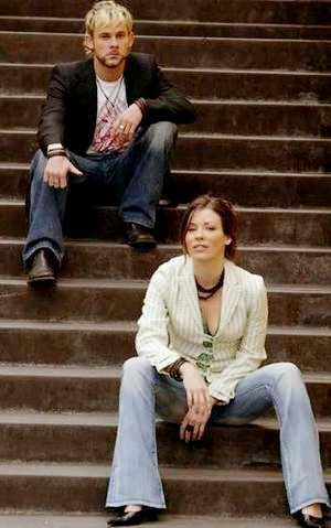 Evangeline Lilly And Dominic Monaghan. "Lost" Lovers Evangeline Lilly