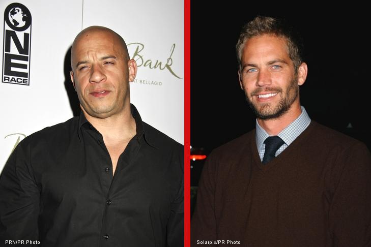  Vin Diesel and Paul Walker in The Fast and The Furious 4