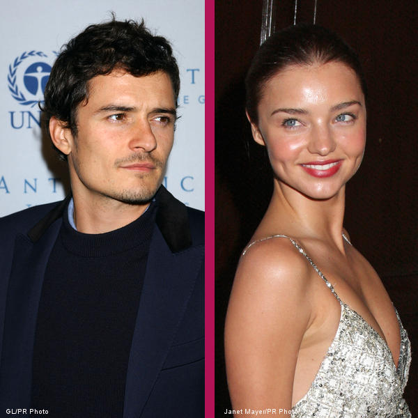 Orlando Bloom and Rumored Girlfriend Miranda Kerr Caught Canoodling