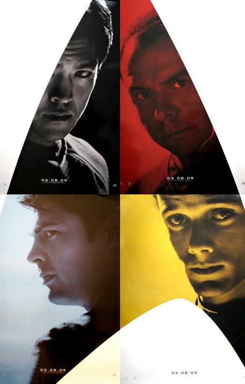 New 'Star Trek' Character Posters Four Starfleet Officers