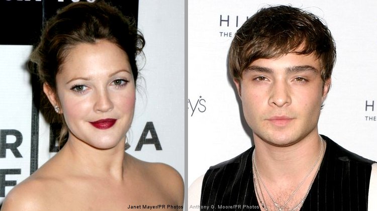Ignoring their 12-year age gap, Drew Barrymore and Ed Westwick apparently Ignoring their 12-year age gap, Drew Barrymore and Ed Westwick apparently