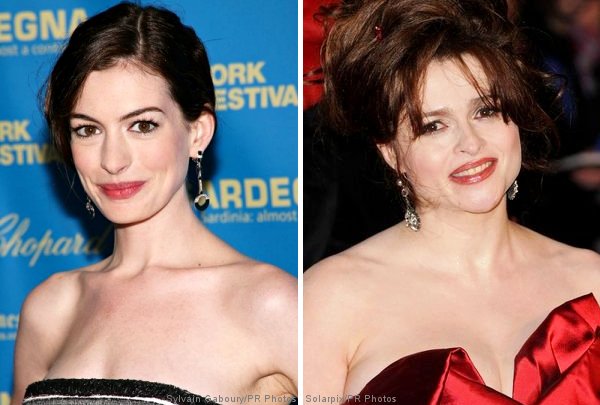 Hathaway will act as the good White Queen, while Bonham Carter is playing 