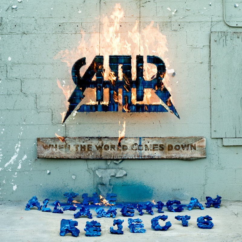 Official Cover Art of The All-American Rejects' 'When the World Comes Down