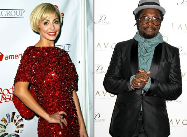 Natalie Imbruglia and will.i.am Kissing and Groping at Private Members' Club