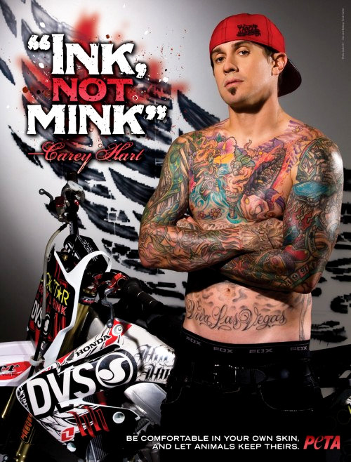 Pink's Ex-Husband Carey Hart Fronts PETA's Anti-Fur Ad Campaign