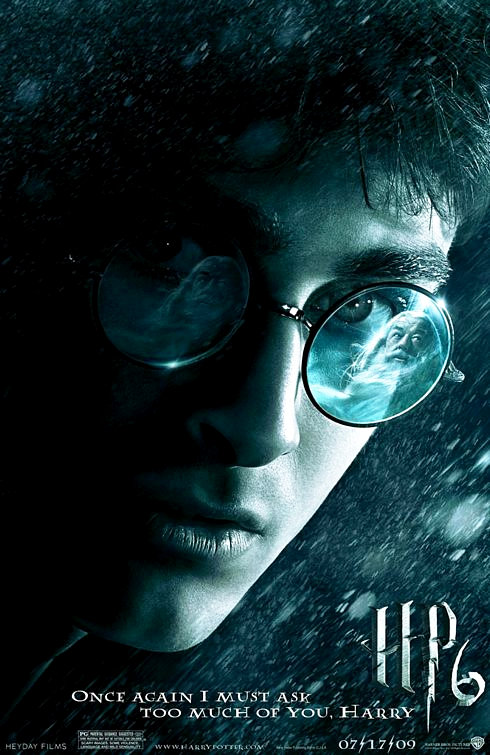 Harry and Dumbledore in 'Harry Potter and the Half-Blood Prince' One-Sheets