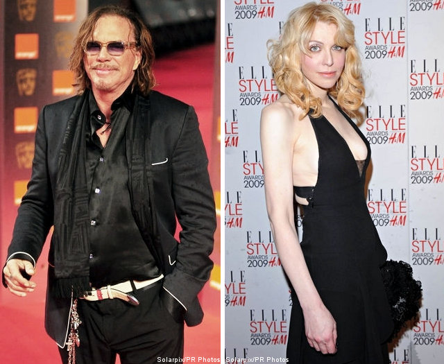 Mickey Rourke and Courtney Love Rumored to Be Dating