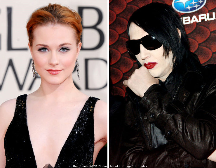 evan rachel wood red. Evan Rachel Wood Spotted