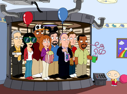 'Family Guy' Spoofing 'Star Trek: the Next Generation' Cast