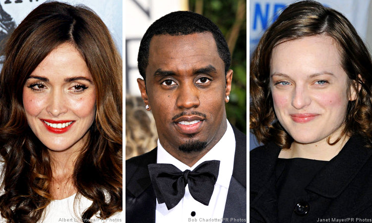 Rose Byrne, P. Diddy and Elisabeth Moss Head to 'Greek'