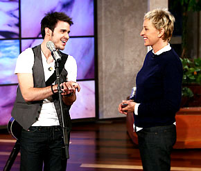 Excerpt of Kris Allen's Interview on 'Ellen DeGeneres Show'