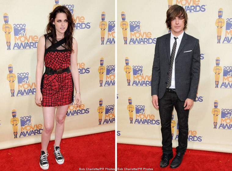 2009 MTV Movie Awards: Kristen Stewart and Zac Efron Collect Best 