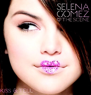 Showbiz News on Selena Gomez Has A Pink Glittering Heart Painted On Her Lips For  Kiss