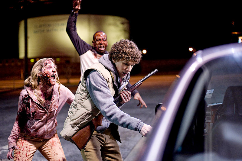 Jesse Eisenberg Up for a Scary Surprise in 'Zombieland' Clip